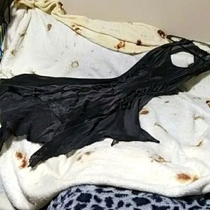 M Lip Service Corset Grey Dress